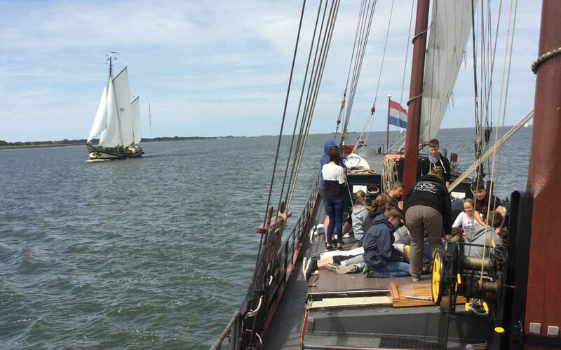 Zeiltocht op het IJsselmeer